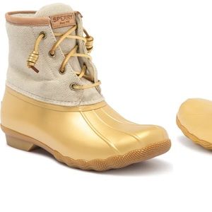 SPERRY TOP-SIDER Saltwater Fleece Lined Duck Boot (Women) Size 10